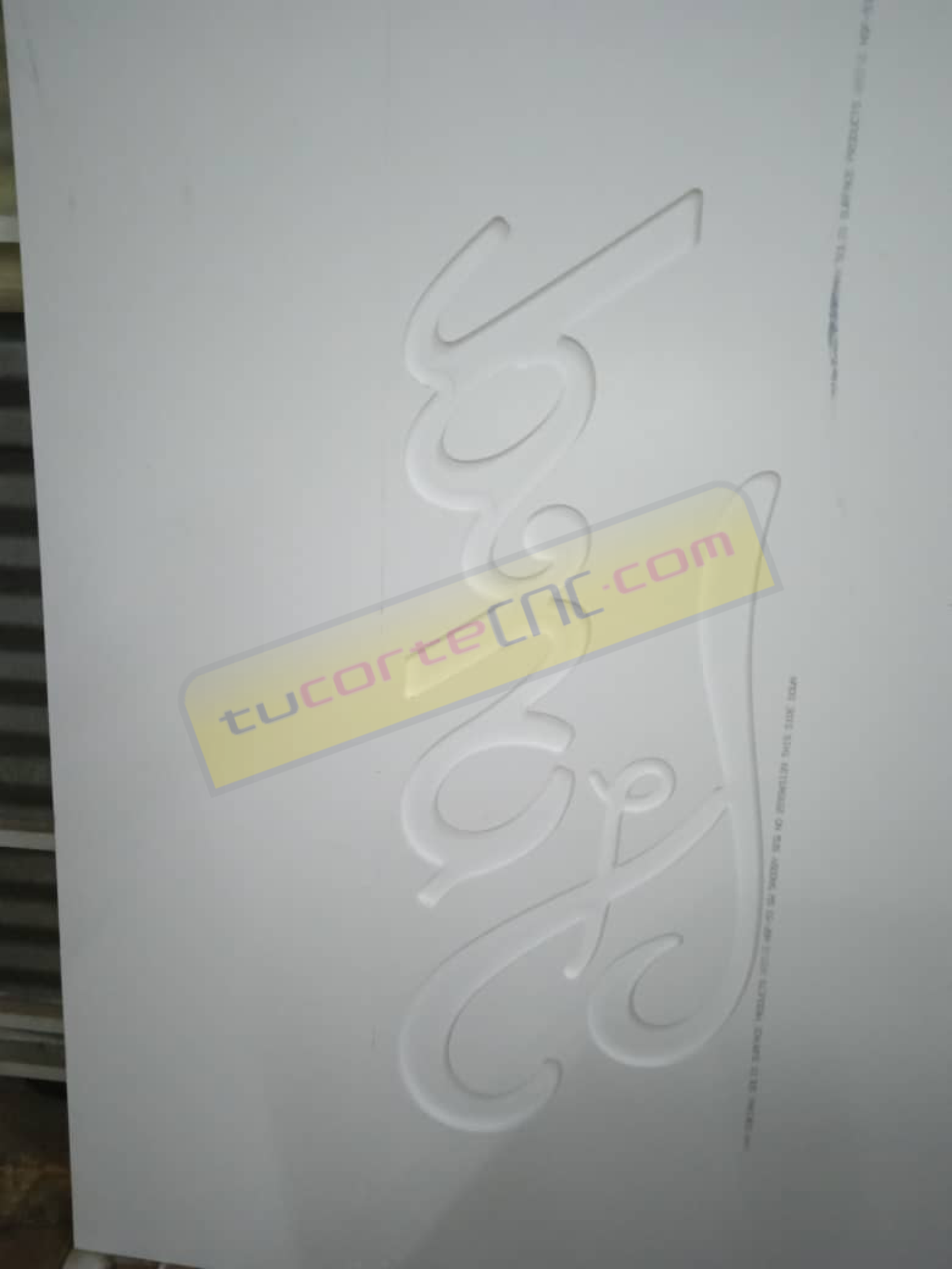 Corte en Corian 12mm con Router CNC